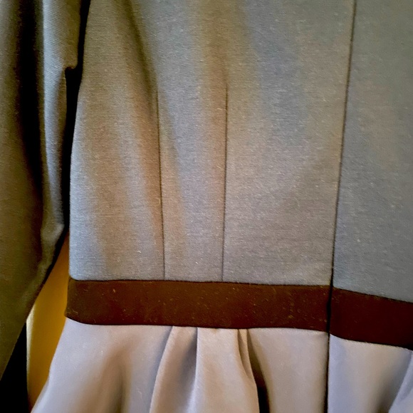 JayGodfrey peplum blue (light/dark) fitted midi dress💙 - Picture 5 of 9